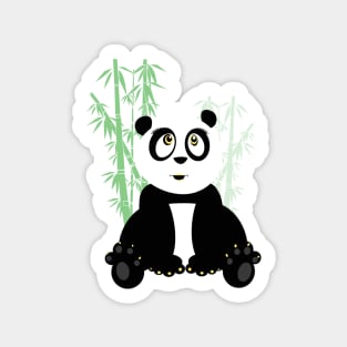 Panda Girl - Green Sticker